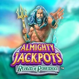Official Jackpots logo: Almighty Jackpots – Realm of Poseidon by Novomatic at 30bet Casino